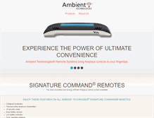 Tablet Screenshot of ambienttechnologies.com